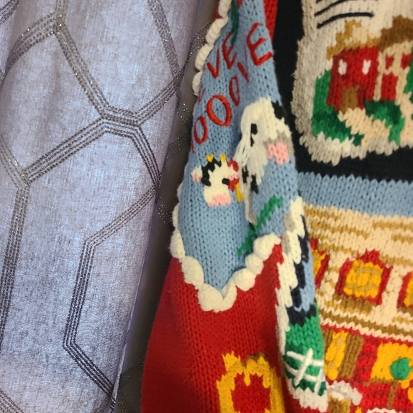 Vintage 1994 The Eagles Eye Real Estate Red Sweater S - Picture 7 of 13